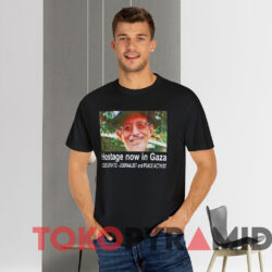 Hostage Now In Gaza Oded Lifshitz Journalist And Peace Activist T shirt Black T shirt