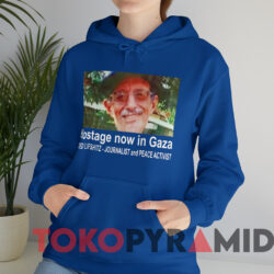 Hostage Now In Gaza Oded Lifshitz T-Shirt 2 Hostage Now In Gaza Oded Lifshitz Journalist And Peace Activist T shirt Blue Hoodie