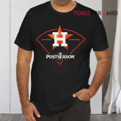 Houston Astros 2024 Mlb Postseason Around The Horn Black T shirt