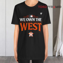 Houston Astros 2024 We Own The Al West Division Champions Black T shirt