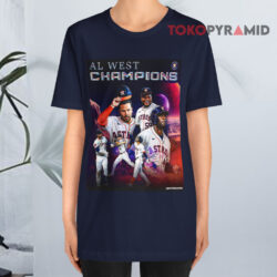 Houston Astros Al West Champions Navy T shirt