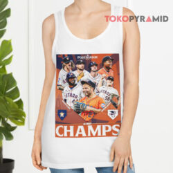Houston Astros MLB Postseason 2024 AL West Champs Poster Shirt 2 Houston Astros Mlb Postseason 2024 Al West Champs Poster Tank Top