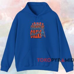 Houston Oilers 1993 Central Division Champs T-shirt 2 Houston Oilers 1993 Central Division Champs T shirt Blue Hoodie