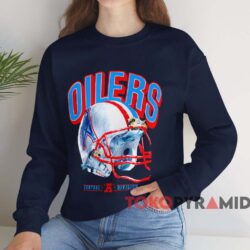 Houston Oilers Central Division Helmet Shirt 4 Houston Oilers Central Division Helmet Shirt Navy Sweatshirt