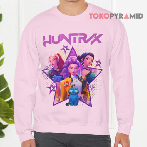 Huntrix Girls Sweatshirt Front Huntrix Girls Sweatshirt Front