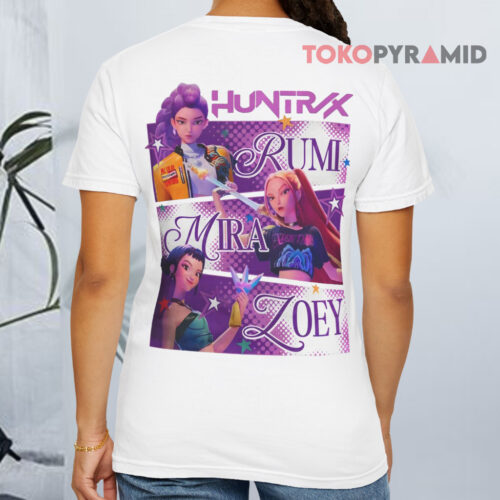 Huntrix Girls T shirt Back Huntrix Girls T shirt Back