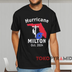 Hurricane Milton Oct 2024 Lineman Shirt Black T shirt