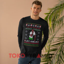 I Got My Eye On You Jay-Quellin Christmas Sweatshirt 4 I Got My Eye On You Jay quellin Christmas Black Long sleeved