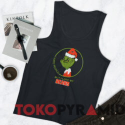 I Hate People But I Love My Chicago Bears Grinch T-Shirt 4 I Hate People But I Love My Chicago Bears Grinch T shirt Black TankTop