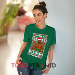 I Have A Big Package Barry Wood Christmas Sweatshirt 3 I Have A Big Package Barry Wood Christmas Green T shirt