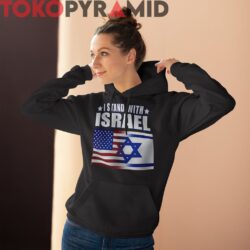 I Stand With Israel Shirt American Israel Flag Shirt