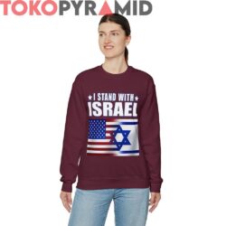 I Stand With Israel Shirt American Israel Flag Shirt 3 I Stand With Israel Shirt American Israel Flag Shirt