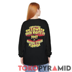 I Survived Halloween Horror Nights Vii 1997 At Universal Studios Florida Back Long Sleeve