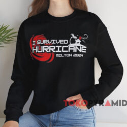 I Survived Hurricane Milton 2024 T-shirt 3 I Survived Hurricane Milton 2024 T shirt Black Sweatshirt
