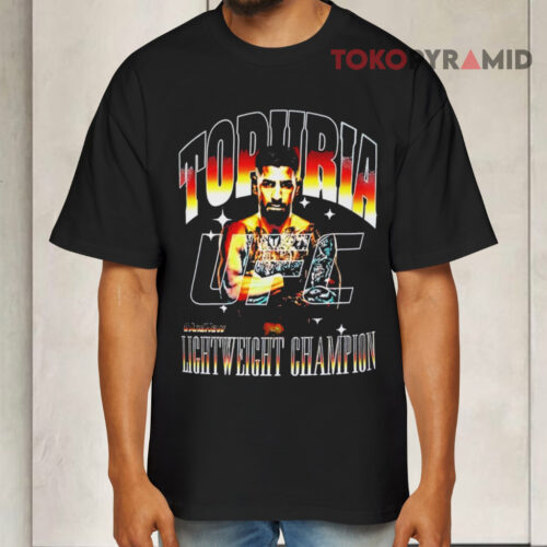Ilia Topuria Ufc 317 Lightweight Champion Black T shirt