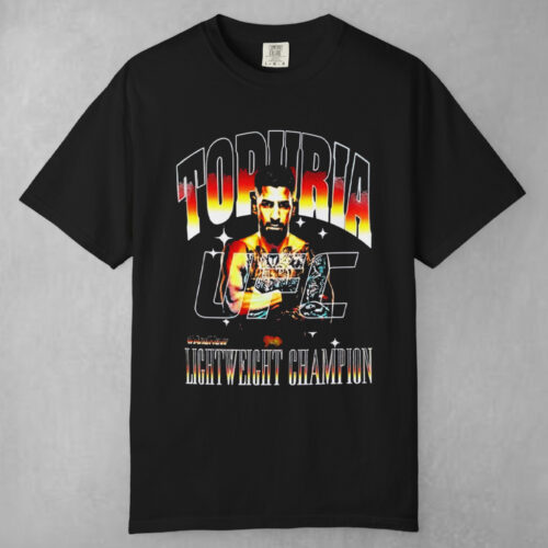 Ilia Topuria Ufc 317 Lightweight Champion T shirt