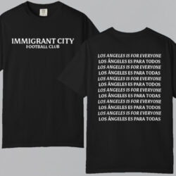Immigrant City Football Club Black T shirt