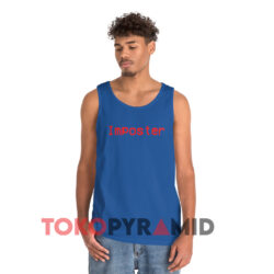 Imposter Among Game Us Shirt 3 Imposter Among Game Us Blue Tank Top