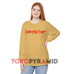 Imposter Among Game Us Yellow Long sleeved