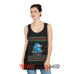 Impostor Trust No One Among Us Christmas Sweatshirt 2 Impostor Trust No One Among Us Christmas Black Tank Top