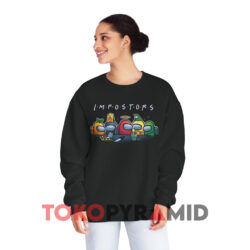 Impostors Among Us Crewmates Shirt 2 Impostors Among Us Crewmates Black Sweatshirt