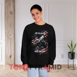 In Glock We Trust 2nd Amendment Black Long sleeved