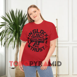In Glock We Trust Red T shirt