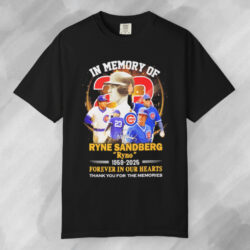 In Memory Of Ryne Sandberg Ryno 1959 2025 Forever In Our Hearts Signature T shirt