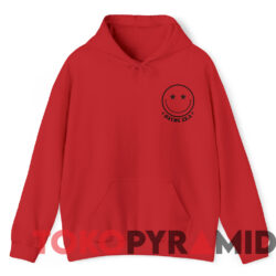 In My Nsync Reunion Era Smiley Face Vmas 2023 Sweatshirt Red Hoodie
