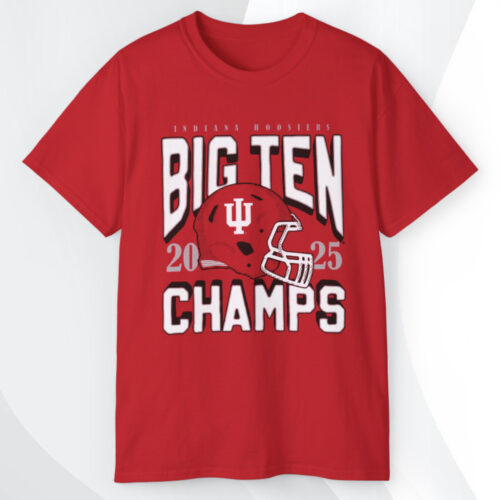 Indiana 2025 Big Ten Football Champs T shirt Indiana 2025 Big Ten Football Champs T shirt