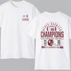 Indiana Football Big Ten Champions Score T shirt