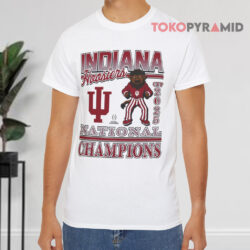 Indiana Hoosiers 2025 2026 Cfp National Champions White T shirt