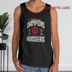 Indiana Hoosiers 2025 Cfp Champions Tank Top
