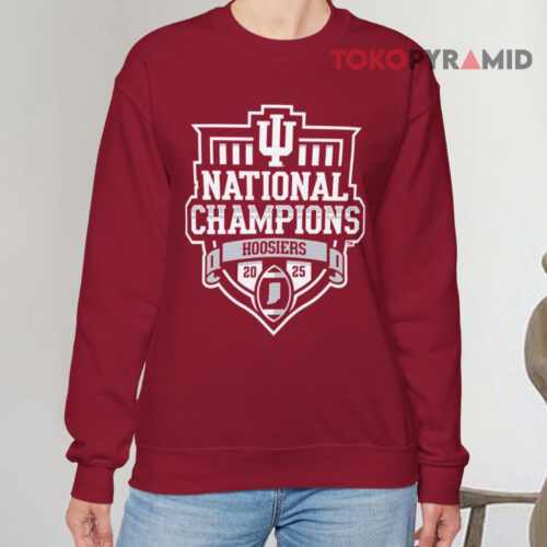 Indiana Hoosiers 2025 Football National Champions Sweatshirt