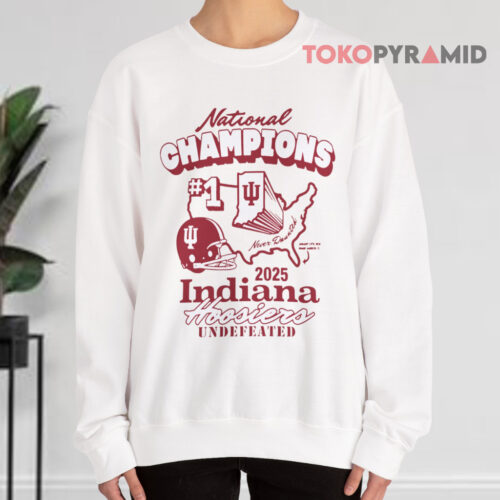 Indiana Hoosiers 2025 National Champions #1 Team Sweatshirt