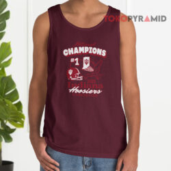Indiana Hoosiers 2025 National Champions #1 Team Tank Top