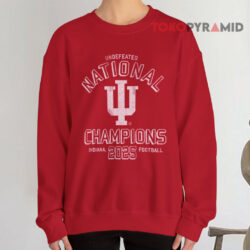 Indiana Hoosiers 2025 National Champions Red Sweatshirt