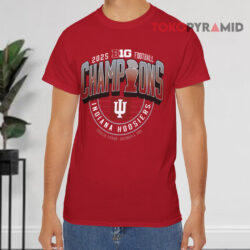 Indiana Hoosiers Big 10 Champions Shirt 3 Indiana Hoosiers Big 10 Champions Red T shirt