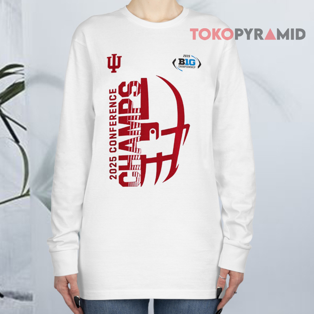 Indiana Hoosiers Big 10 Conference Champions Long sleeved Indiana Hoosiers Big 10 Conference Champions Long sleeved