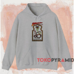 Indiana Jones Adventure The Temple Of The Forbidden Eye T shirt Grey Hoodie