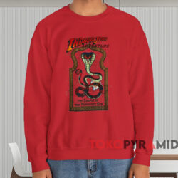 Indiana Jones Adventure The Temple Of The Forbidden Eye T shirt Red Sweatshirt