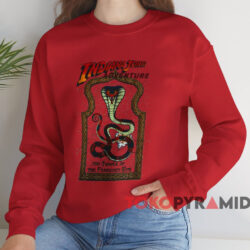 Indiana Jones Adventure The Temple Of The Forbidden Eye T shirt Red Sweatshirt