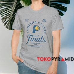 Indiana Pacers 2025 Eastern Conference Champions Locker Room Shirt Grey T shirt