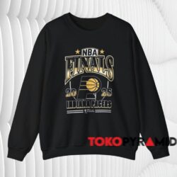 Indiana Pacers 2025 Finals Participant Franklin Shirt 3 Indiana Pacers 2025 Finals Participant Franklin Shirt Black Sweatshirt