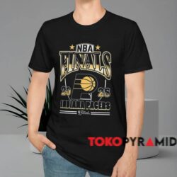 Indiana Pacers 2025 Finals Participant Franklin Shirt Black T shirt