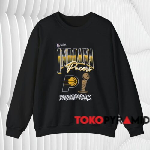 Indiana Pacers 2025 Nba Finals Bold Shirt Black Sweatshirt