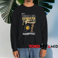 Indiana Pacers 2025 Nba Finals Bold Shirt Black Sweatshirt