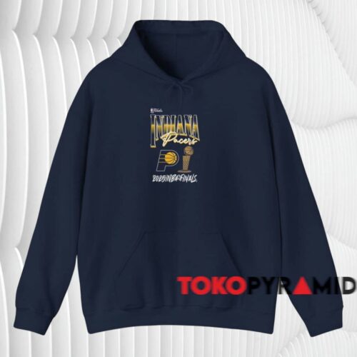 Indiana Pacers 2025 Nba Finals Bold Shirt Navy Hoodie