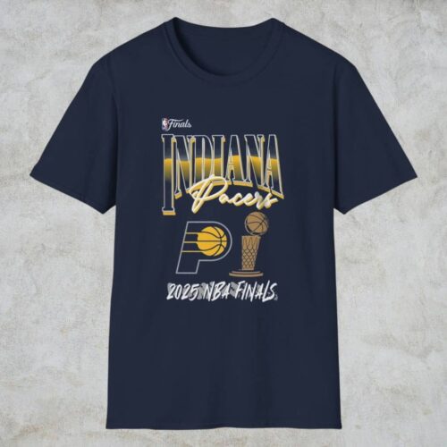 Indiana Pacers 2025 Nba Finals Bold Shirt Navy T shirt