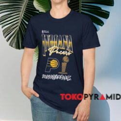 Indiana Pacers 2025 Nba Finals Bold Shirt Navy T shirt